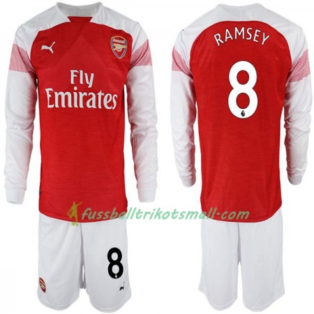 Fußballtrikots Arsenal Aaron Ramsey 8 Kinder 2018-2019 Langarm Heimtrikotsatz kaufen